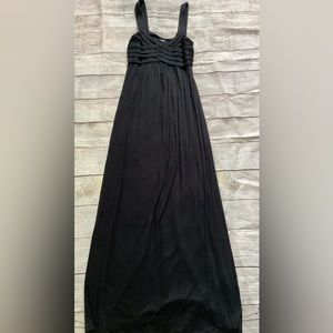 NWT Apt.9 Black Maxi Dress with Criss-Cross Detail